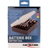 Ansmann Batteriebox 48, Akku-Box schwarz/transparent