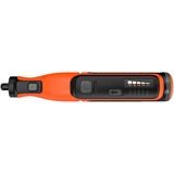 BLACK+DECKER Multifunktions-Werkzeug BCRT8IK-XJ, 7,2Volt orange/schwarz, 52-teiliges Zubehör, im Koffer