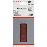 Bosch Schleifblatt C430 Expert for Wood and Paint, 80x133mm, K60 10 Stück, für Schwingschleifer