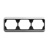 Busch-Jaeger Abdeckrahmen dreifach waagerecht alpha titan, Retail