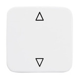 Busch-Jaeger Wippe Jalousietaster zweiteilige Wippe mit Symbol Pfeile weiß, Retail