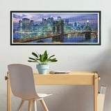 Clementoni High Quality Collection Panorama - New York Brooklyn Bridge, Puzzle 1000 Teile