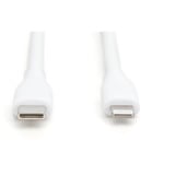 Digitus USB 2.0 Silikon-Kabel USB-C > Lightning, MFI zertifiziert weiß, 1 Meter, PD 2.0, Laden mit bis zu 60 Watt