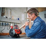 EINHELL Stand-Bandschleifer TC-US 350, Doppelschleifer rot/schwarz, 350 Watt