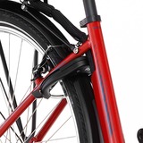 FISCHER Fahrrad CITA 1.0 (2022), Pedelec rot (glänzend), 28", 44 cm Rahmen