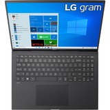 LG gram 16 (16Z90P-G.AP55G), Notebook schwarz, Windows 10 Pro
