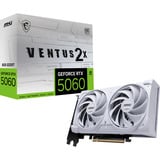 MSI GeForce RTX 5060 VENTUS 2X OC WHITE 8G, Grafikkarte DLSS 4, 3x DisplayPort, 1x HDMI 2.1
