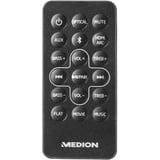 Medion Life P61450 2.1 Soundbar schwarz, Funk-Subwoofer, Stereo-Standlautsprecher Option