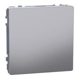 Merten Blindabdeckung mit zentraler Abdeckplatte für Unterputzmontage edelstahl, Retail