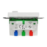 Merten Connected Schutzkontaktsteckdose mit Ein-/Ausschalter, 16 Ampere, Unterputz, glänzend weiß (glänzend), Retail