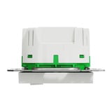 Merten Connected Schutzkontaktsteckdose mit Ein-/Ausschalter, 16 Ampere, Unterputz, glänzend weiß (glänzend), Retail