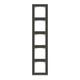 Merten Decor-Rahmen fünffach, Abdeckung eiche, Retail