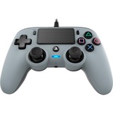 Nacon Wired Compact Controller, Gamepad hellgrau/dunkelgrau, PlayStation 4, PC