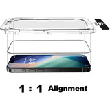 Nevox NEVOGLASS 3D, Schutzfolie transparent, iPhone 17 Air, mit Easy App