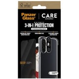 PanzerGlass Flagship 3-in-1 Privacy Set transparent/weiß, Samsung Galaxy A56 5G, QI-kompatibel, EasyAligner