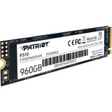Patriot P310 960 GB, SSD PCIe 3.0 x4, NVMe 1.3, M.2 2280