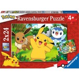 Ravensburger Kinderpuzzle Pikachu und seine Freunde 2x 24 Teile