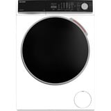 SHARP ES-MNFL814CWA-DE , Waschmaschine weiß/schwarz, WIFI, Advanced Inverter Motor
