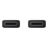 SAMSUNG USB 2.0 Kabel EP-DX310 (3A), USB-C Stecker > USB-C Stecker schwarz, 1,80 Meter