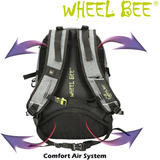 Schildkröt Wheel Bee Revolution , Rucksack grau, LED, 30 Liter