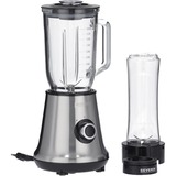 Severin Smoothie Mix & Go SM 3737, Standmixer silber