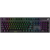 Sharkoon SKILLER SGK20, Gaming-Tastatur schwarz, US-Layout, Huano Red