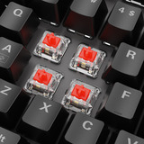 Sharkoon SKILLER SGK20, Gaming-Tastatur schwarz, US-Layout, Huano Red