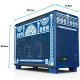 Thermaltake FTW TR100 Koralie Edition, Gaming-PC kobaltblau, Windows 11 Pro