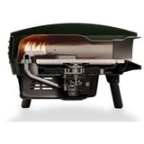 Witt Pizzaofen ETNA Rotante Piccolo 13" grün, für Pizzen bis ca. Ø 33cm, rotierender Pizzastein