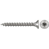fischer Spanplattenschraube PowerFast II 3,0x16 Senkkopf TX 200 Stück, mit Vollgewinde, Edelstahl A2