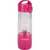 nutribullet Portable Standmixer NBP003BP pink, akkubetrieben, 0,475 Liter