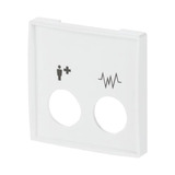 0 Zentralscheibe studioweiß, Abdeckung weiß, Retail