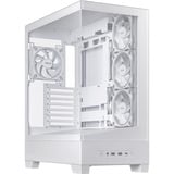 ASUS A31 PLUS TG ARGB , Tower-Gehäuse weiß, Tempered Glass x 2