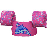 Bestway Puddle Jumper Schwimmflügelweste Delfin für Kinder von 2 bis 6 Jahren, Schwimmweste pink