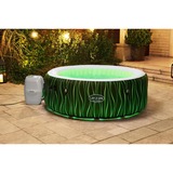 Bestway Whirlpool LAY-Z-SPA Hollywood AirJet, Ø 196cm x 66cm, Schwimmbad mehrfarbig/schwarz, LED-Design mit Farbwechsel