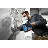 Bosch Akku-Bohrhammer GBH 18V-22 X Professional, 18Volt blau/schwarz, 2x Li-Ionen Akku 4,0Ah, ONECHUCK, ohne Akku und Ladegerät, in L-BOXX