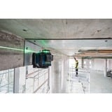 Bosch Professional Linienlaser GLL 80-33 G Professional blau/schwarz, Li-Ion-Akku 3,0Ah, grüne Laserlinien, inkl. Universalhalter LB 10, Deckenklemme DK 20