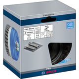 Bosch Professional PRO Metal heavy Topfbürste, Ø 100mm, gezopft 0,5mm Stahldraht, M14, für Winkelschleifer