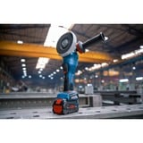 Bosch Professional PRO X-LOCK Akku-Winkelschleifer BITURBO GWX 18V-15 PSC Professional solo, Ø 125mm blau/schwarz, Bluetooth Modul, ohne Akku und Ladegerät