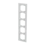 Busch-Jaeger Rahmen fünffach weiß, Retail