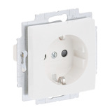 Busch-Jaeger Schutzkontakt Steckdosen Einsatz 20 EURB-914 weiß, Retail