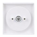 Busch-Jaeger Zentralscheibe für Drehscheibenschalter mit Nullstellung für 3-Stufen-Drehschalter, Abdeckung weiß (matt), Retail