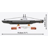 COBI HNoMS Uredd (P-41) U-class submarine, Konstruktionsspielzeug Maßstab 1:300