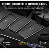Corsair DIMM 32 GB DDR5-5600 Kit, Arbeitsspeicher schwarz, CMT32GX5M2B5600C36, Dominator Platinum RGB