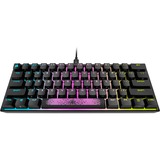 Corsair K65 RGB MINI, Gaming-Tastatur schwarz, DE-Layout, Cherry MX RGB Speed Silver