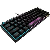 Corsair K65 RGB MINI, Gaming-Tastatur schwarz, DE-Layout, Cherry MX RGB Speed Silver