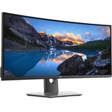 Dell U3417W Generalüberholt, LED-Monitor 86 cm (34 Zoll), schwarz, WQHD, IPS, Curved, HDMI, DP, Mini-DP, USB-Hub