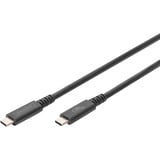 Digitus USB4 Gen 3x2 Kabel, USB-C Stecker > USB-C Stecker, 40Gbit/s schwarz, 1 Meter, PD 3.1, Laden mit 240 Watt