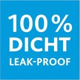Emsa CLIP & CLOSE Frischhaltedose 5,4 Liter transparent/blau, rechteckig, Maxiformat