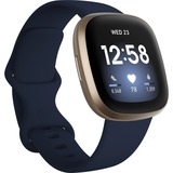 FitBit Versa 3, Smartwatch blau/gold